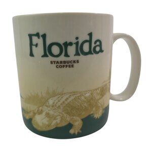 Starbucks Cup Global Icon Series FLORIDA 16 Oz Ceramic Coffee Tea Mug